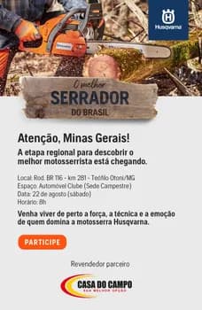 O melhor Serrador do Brasil - Etapa Regional em Teófilo Otoni