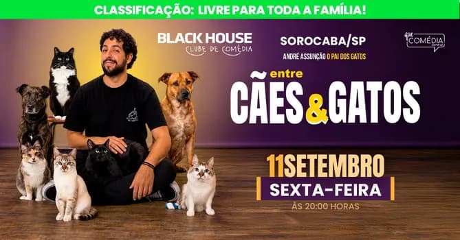 Imagem do O PAI DOS GATOS em SOROCABA - Stand up Comedy