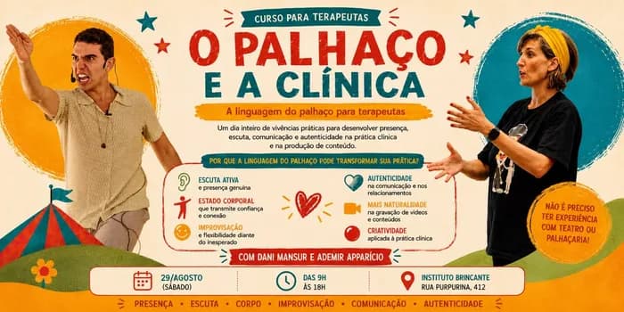 Imagem do O Palhaço e a Clínica - Curso para Terapeutas