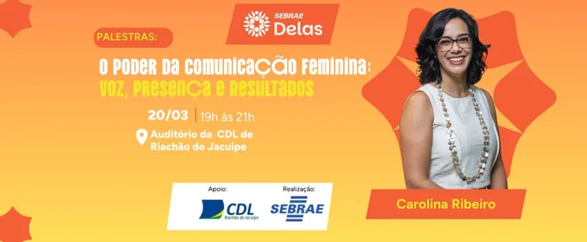 Imagem do O Poder da Comunicação Feminina: Voz, Presença e Resultados - Riachão do Jacuípe