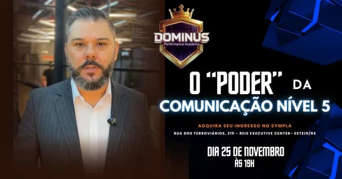 Imagem do O Poder da Comunicação Nível 5 com Jean Reis - DOMINUS