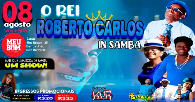 Imagem do O REI ROBERTO CARLOS IN SAMBA