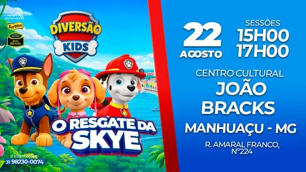 Imagem do O RESGATE DA SKYE AO VIVO 22 DE AGOSTO MANHUAÇU