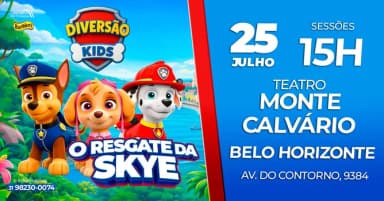 O RESGATE DA SKYE AO VIVO BH 25 DE JULHO em Belo Horizonte