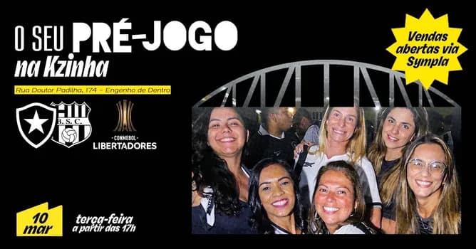 Imagem do O SEU PRÉ-JOGO NA KZINHA | LIBERTADORES: Botafogo x Barcelona SC
