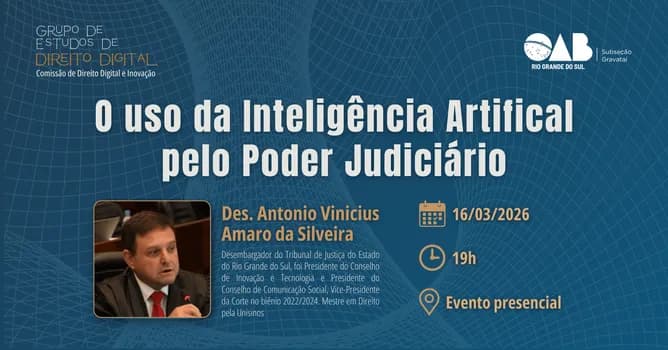 Imagem do O Uso da Inteligência Artificial pelo Poder Judiciário