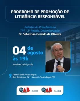 OAB Pouso Alegre - Programa de Promoção de Litigância Responsável em Pouso Alegre