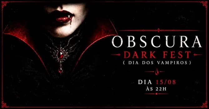 Imagem do Obscura Dark fest ( Dia dos Vampiros )