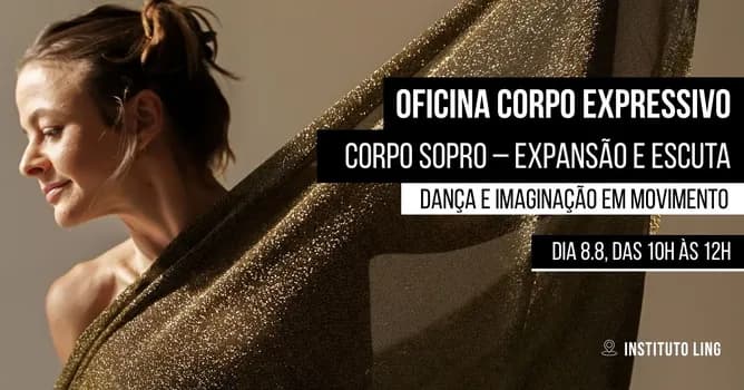 Imagem do Oficina Corpo Expressivo | Corpo Sopro: expansão e escuta