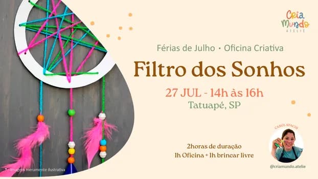 Imagem do Oficina Criativa: Filtro dos Sonhos