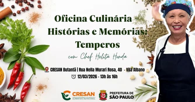 Imagem do Oficina Culinária com Chef Helita Honda - Histórias e Memórias: Temperos