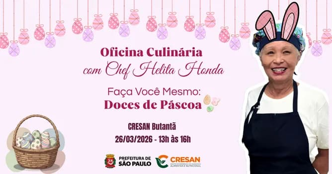 Imagem do Oficina Culinária: Faça Você Mesmo - Doces de Páscoa