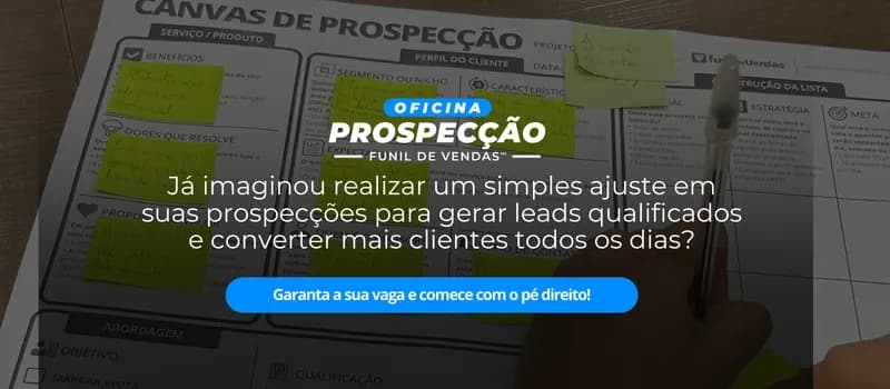 Imagem do Oficina da Prospecção: O Método para ter mais Clientes