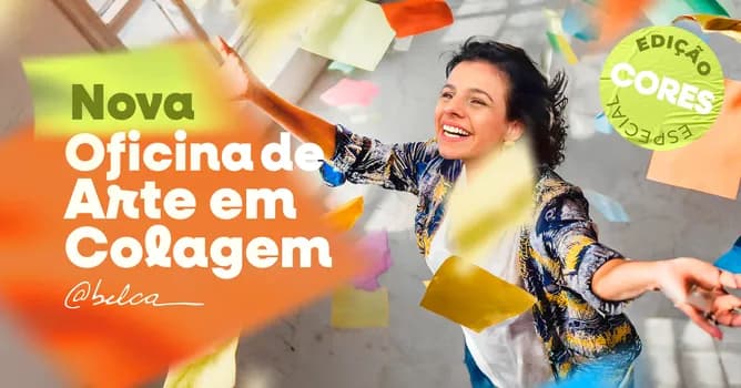 Imagem do Oficina de Arte em Colagem Belca - Edição CORES - 26/09/26