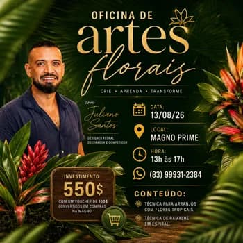 Imagem do OFICINA DE ARTES FLORAIS
