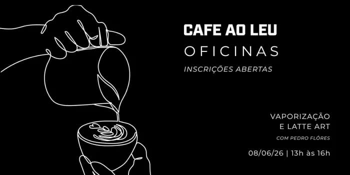 Imagem do OFICINA DE BARISTA: VAPORIZAÇÃO DE LEITE E LATTE ART - CAFE AO LEU