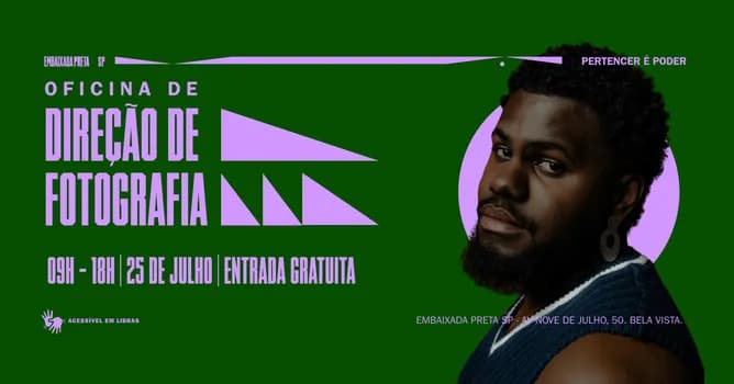 Imagem do Oficina de Direção de Fotografia com Instituto AfroRec