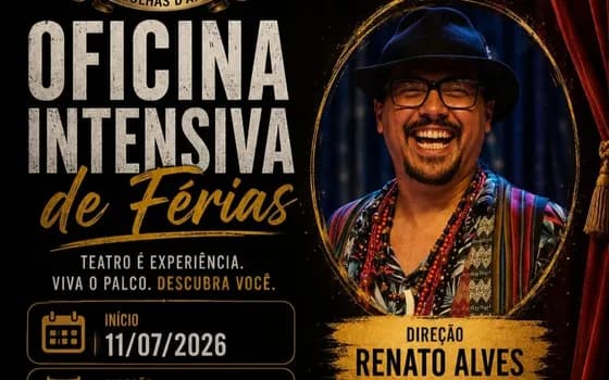 Imagem do OFICINA DE TEATRO COM O DIRETOR RENATO ALVES - DO FAGULHAS D ARTE