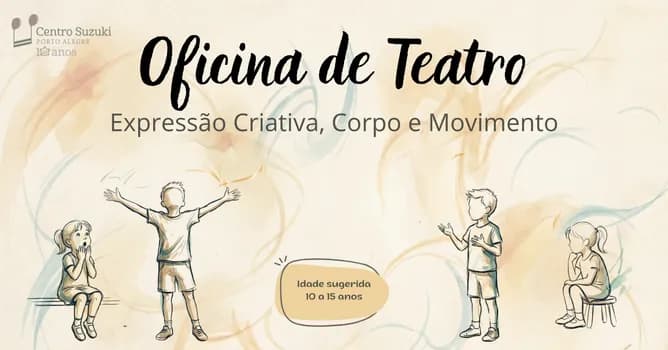 Imagem do Oficina de Teatro Infantil: Expressão Criativa, Corpo e Movimento