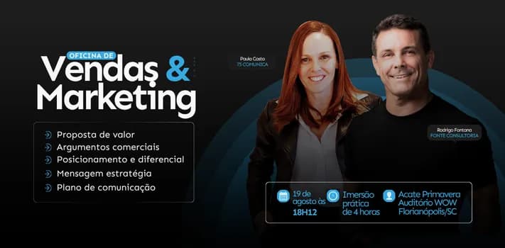 Imagem do Oficina de Vendas & Marketing