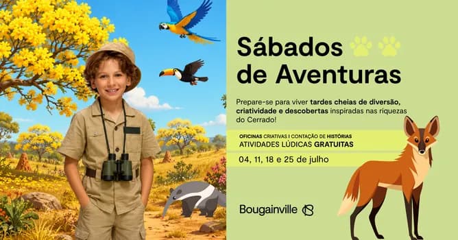 Imagem do Oficina Fantoches do Cerrado - Bougainville Kids