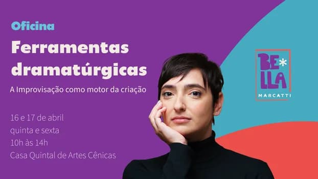 Imagem do OFICINA: Ferramentas Dramatúrgicas - a improvisação como motor da criação