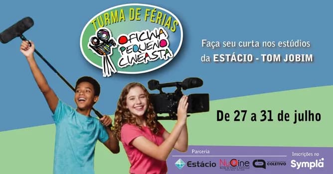 Imagem do Oficina Pequeno Cineasta - Turma de Férias - Julho 2026