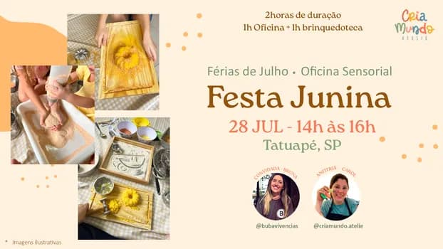 Imagem do Oficina Sensorial Festa Junina com Buba Vivências