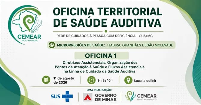 Imagem do OFICINA TERRITORIAL DE SAÚDE AUDITIVA NA REDE DE CUIDADOS À PESSOA COM DEFICIÊNCIA NO SUS-MG