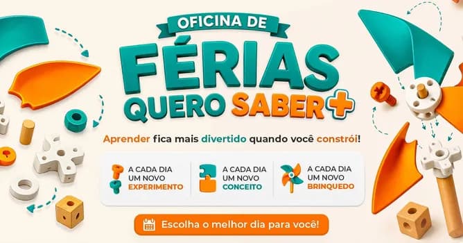Imagem do Oficinas de Férias Quero Saber