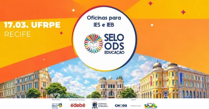 Imagem do Oficinas Nacionais de Sustentabilidade - Selo ODS Educação