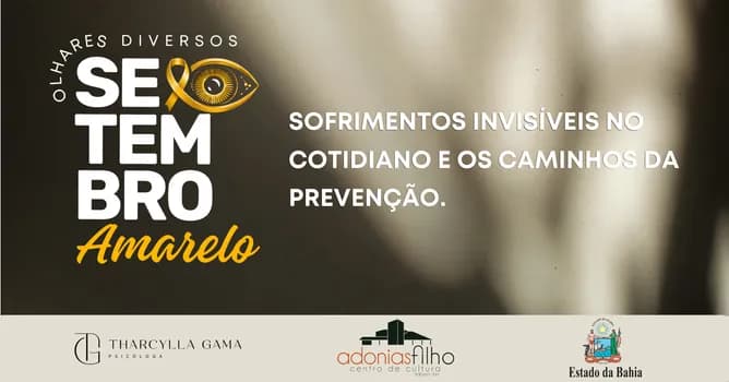 Imagem do Olhares Diversos sobre o Suicídio: Os sofrimentos invisíveis no cotidiano e os caminhos da prevenção