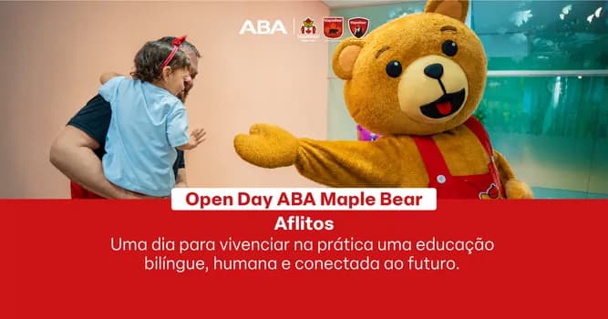 Imagem do Open Day - Julho| ABA Maple Bear - Aflitos