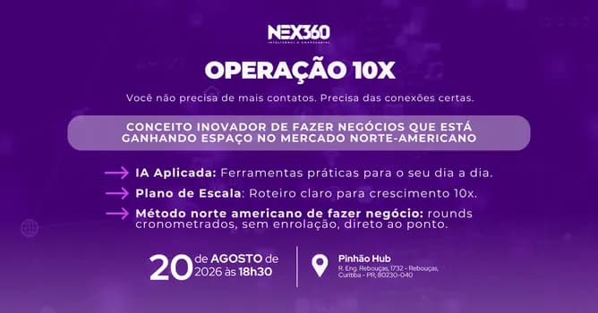 Imagem do OPERAÇÃO 10X: Networking Estratégico