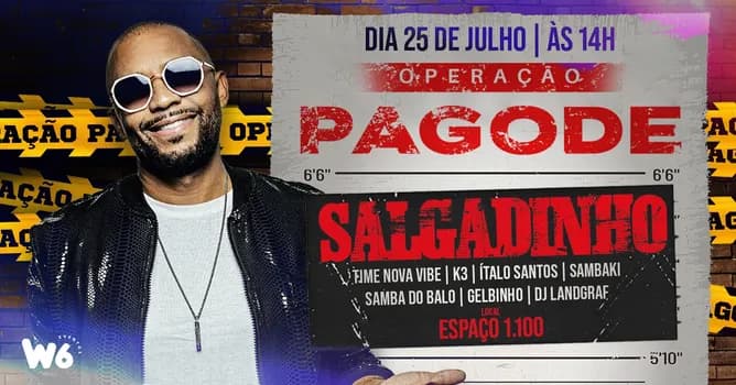 Imagem do OPERAÇÃO PAGODE | SALGADINHO