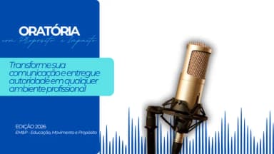 ORATÓRIA com Propósito e Impacto na Fala - 2026 (Brasília/DF) em Brasília