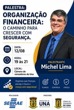 Organização Financeira: O Caminho para Crescer com Segurança! em Una