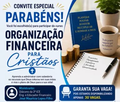 ORGANIZAÇÃO FINANCEIRA PARA CRISTÃOS em Caxias