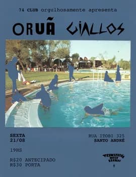 Imagem do ORUÃ & GIALLOS AO VIVO NO 74CLUB