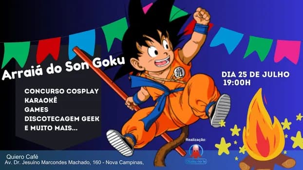 Imagem do Otaku Music - Arraiá de Son Goku!