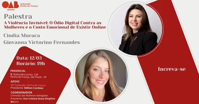 Imagem do P: A Violência Invisível: O Ódio Digital Contra as Mulheres e o Custo Emocional de Existir Online