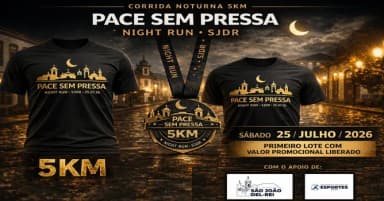 Pace sem pressa Night Run . SJDR em São João del Rei