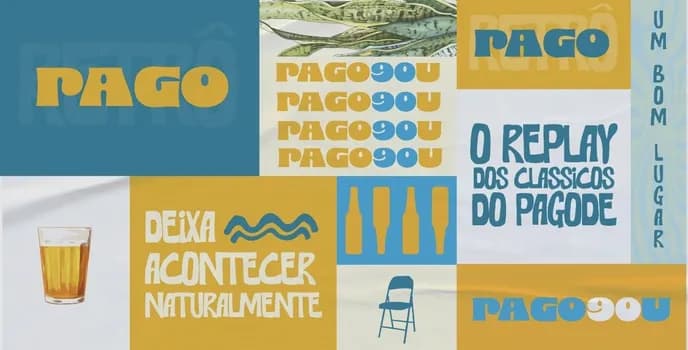 Imagem do Pagô Retrô - O Replay dos clássicos do pagode - 1ª Edição