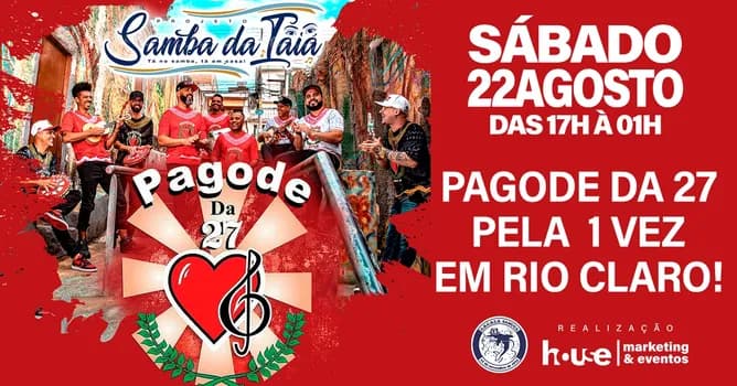 Imagem do PAGODE DA 27 EM RIO CLARO - SAMBA DA IAIÁ