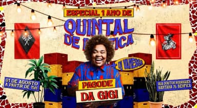 Pagode da Gigi No Quintal de Benfica - Edição de Aniversario em Rio de Janeiro