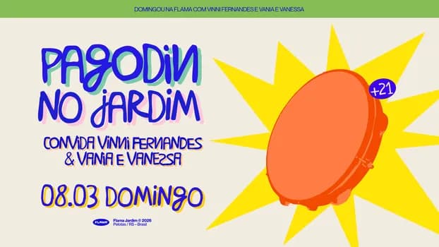Imagem do PAGODIN NO JARDIM - VINNI FERNANDES + DJS VÂNIA E VANESSA