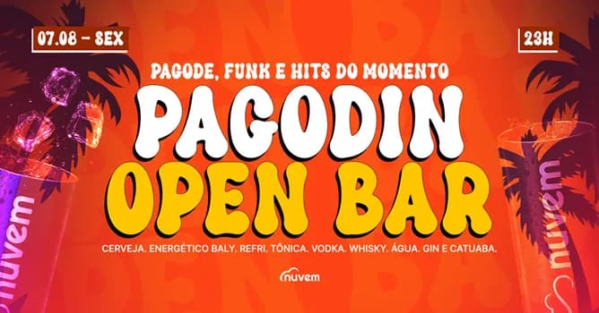 Imagem do Pagodin OPEN BAR - 7/8