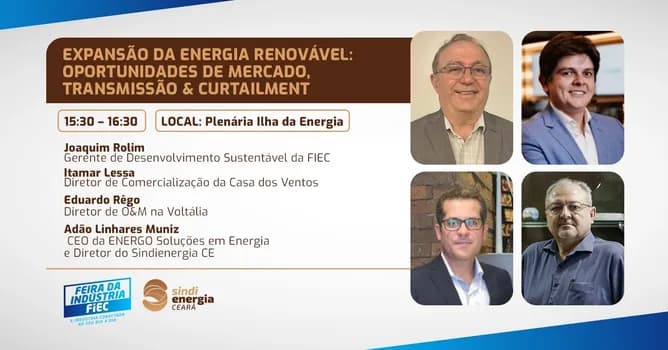 Imagem do Painel Sindienergia / Expansão da energia renovável