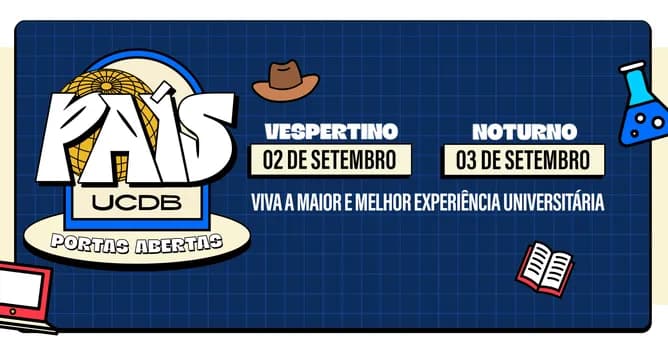 Imagem do País UCDB - Portas Abertas 2026