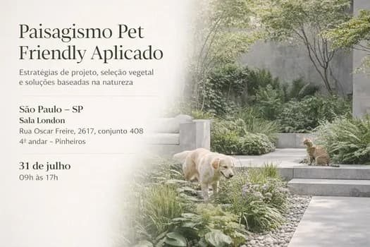 Imagem do Paisagismo Pet Friendly Aplicado